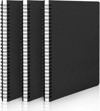 A5 Spiral Notebook (3 Pack)